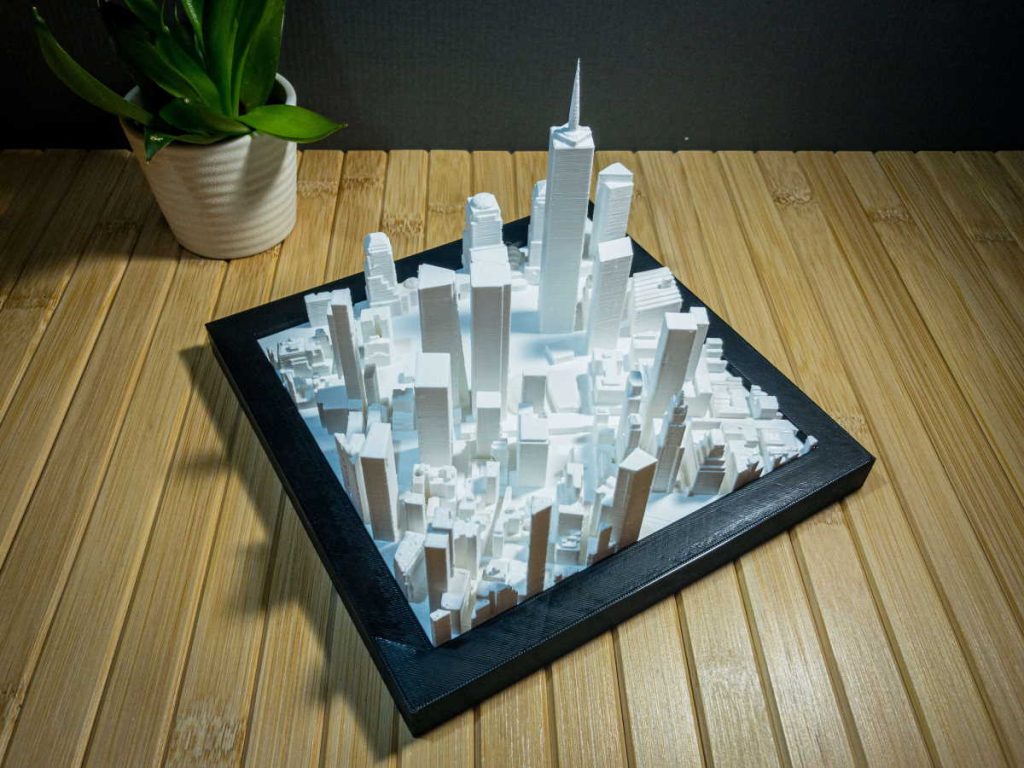 3D print of New York