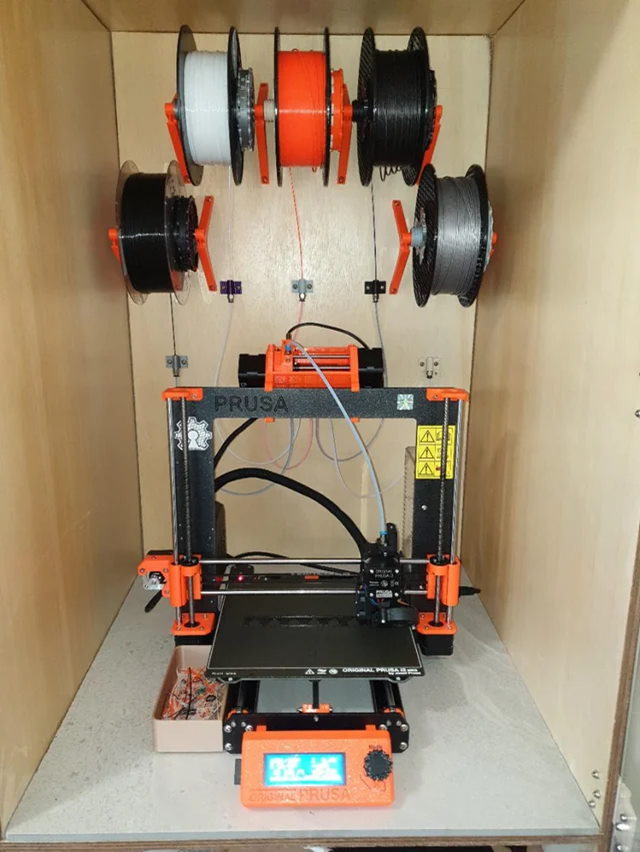 Multicolor 3D printing setup