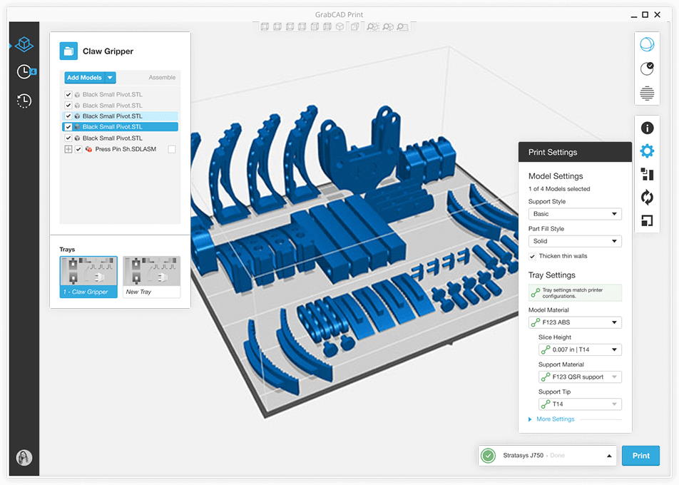 grabcad for 3d printing models